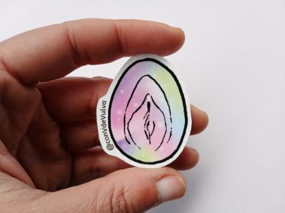 Vulva Sticker by "Con V de Vulva"